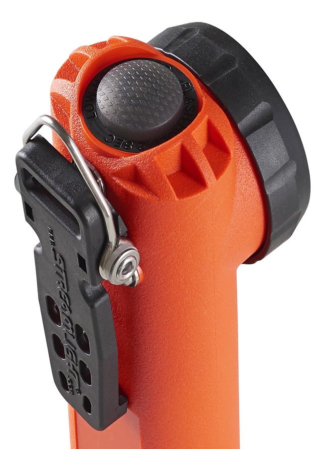 Streamlight 90950 Survivor X 250-Lumen Right-Angle Firefighter's Flashlight with Three (3) "AA Alkaline Batteries, Orange - Image 3