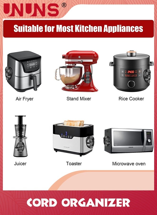 يو إن يو إن أس Cord Organizer for Kitchen Appliances,15 Pack Appliance Stick On,Cord Wrappers For Appliances Compatible With Stand Mixer,Toaster,Air Fryer,Coffee Maker - Image 5