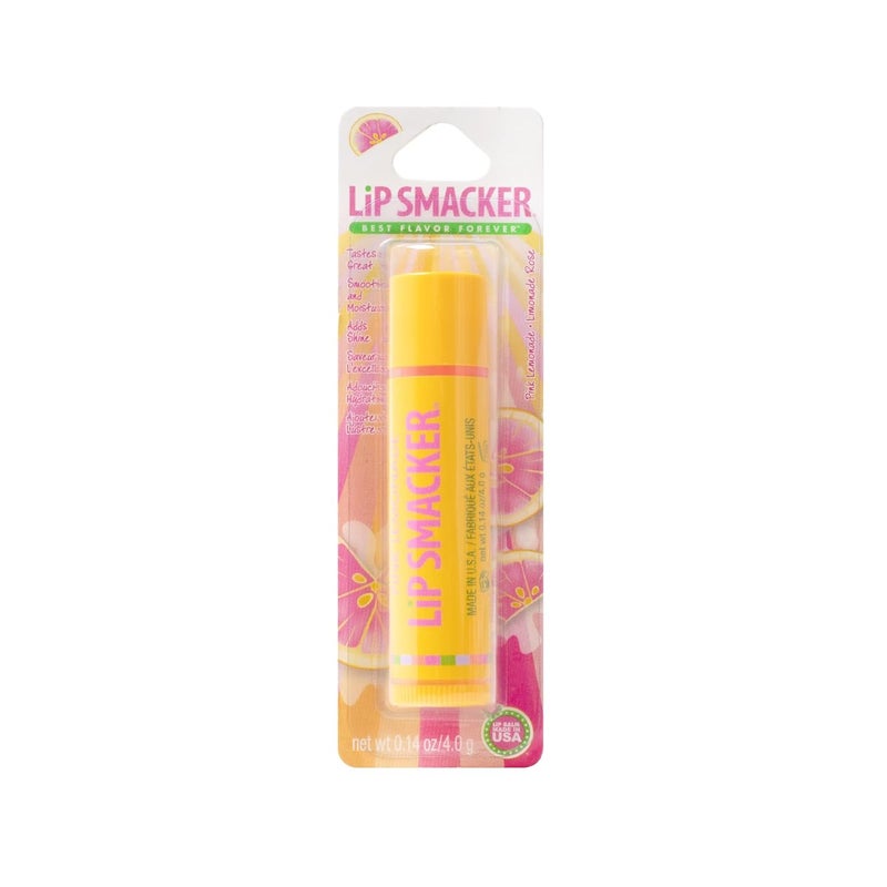 Lip Smacker Flavored Lip Balm Flavored Moisturizing Smoothing Soft Shine Hydrating  Protecting Fun Tasty Flavors CrueltyFree  Vegan  Pink Lemonade