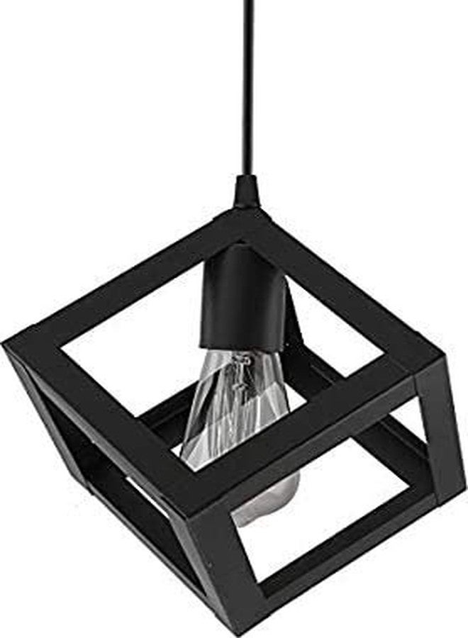Homenique Vintage Sputnik Pendant Light E27 Base Black Sputnik Hanging Light Industrial Hanging Pendant Light Fixture (Bulb not Included) (Squire 3Set,Metal) - Image 4