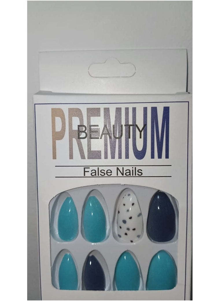 Generic - Artificial nails for installation - women's decorations - 12 pieces - Image 1