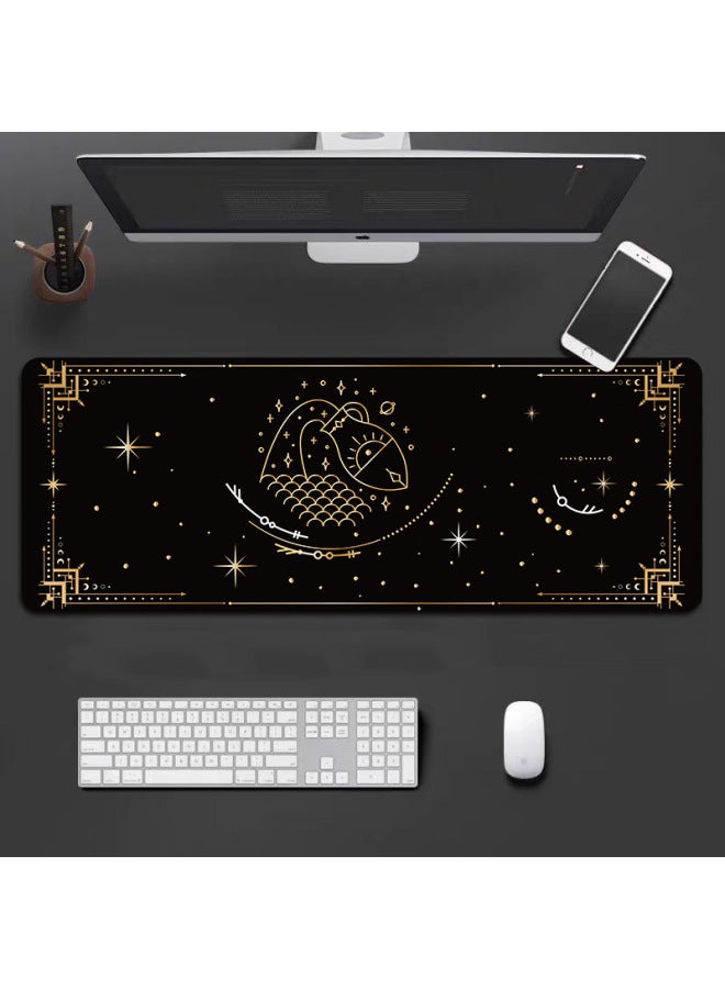 لوحة ماوس Creative Twelve Constellations البسيطة ذات الحافة القابلة للقفل Magic Array كبيرة جدًا ولوحة مفاتيح كمبيوتر للمبيت