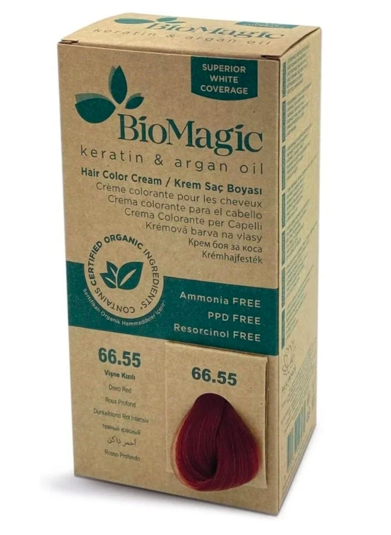 Biomagic Hair Color 60m-66/55Deep Rad - Image 1