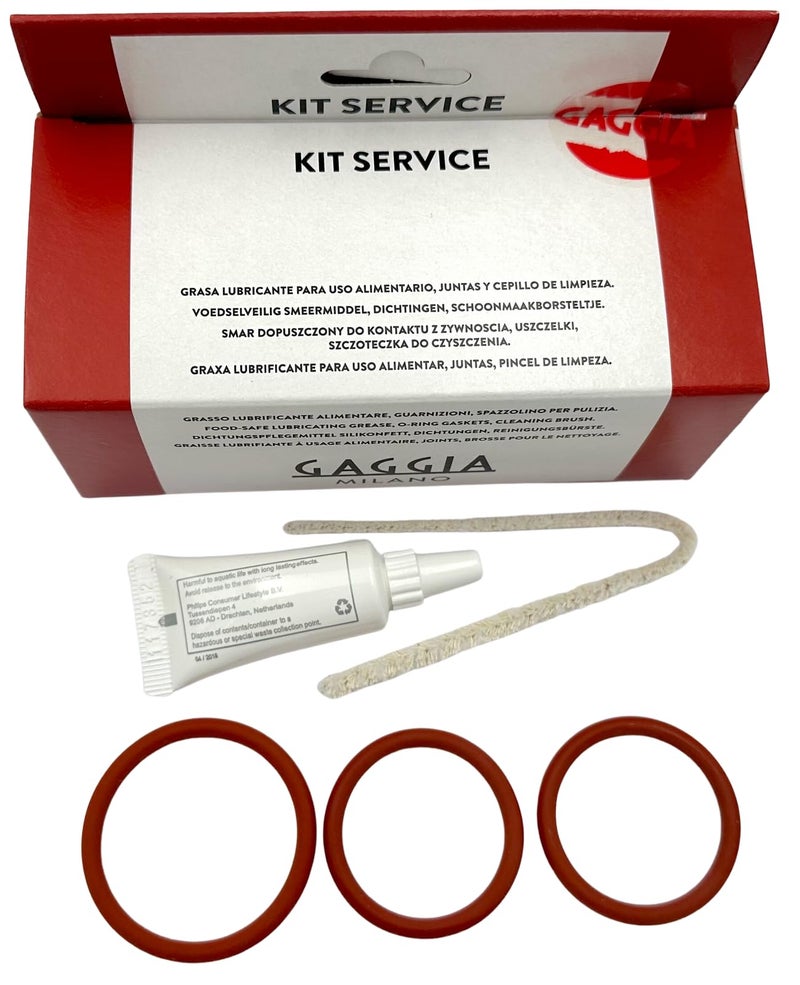 Gaggia 21001683 Bean to Cup Cleaning Service Kit - Lubricating Grease, 2 x o-Ring gaskets and Cleaning Brush - Image 2