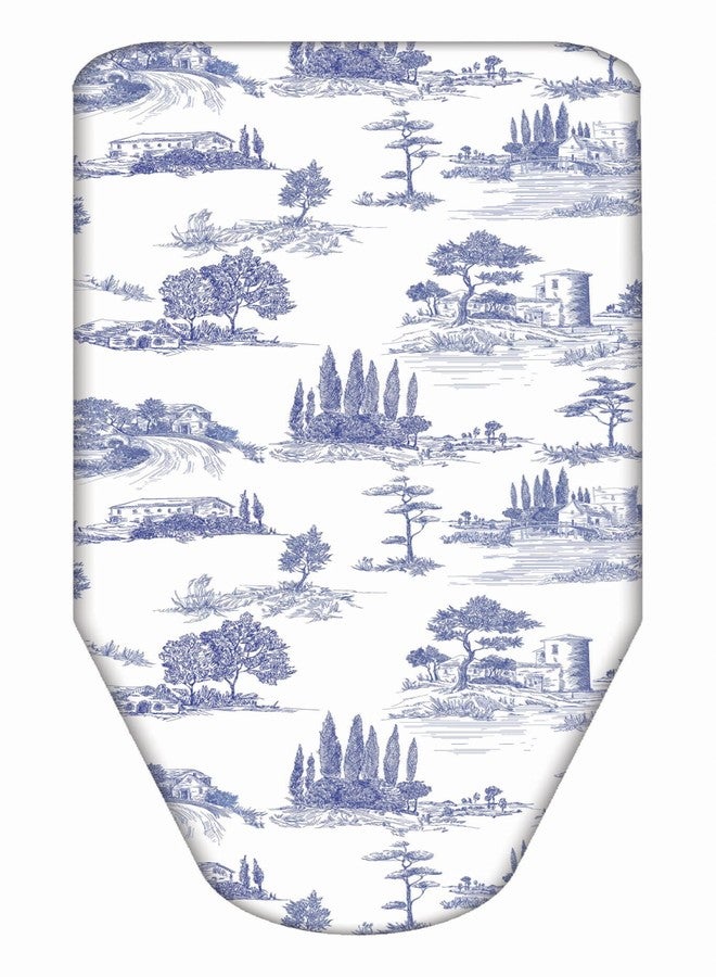 Colombo Ironing Board Cover 55.1” x 21.7” – Fits Boards Up to 51.2” x 17.7” – 2-Layer Organic Cotton & Felt Pad, Clip Included, Tuscan Summer Design - Image 1