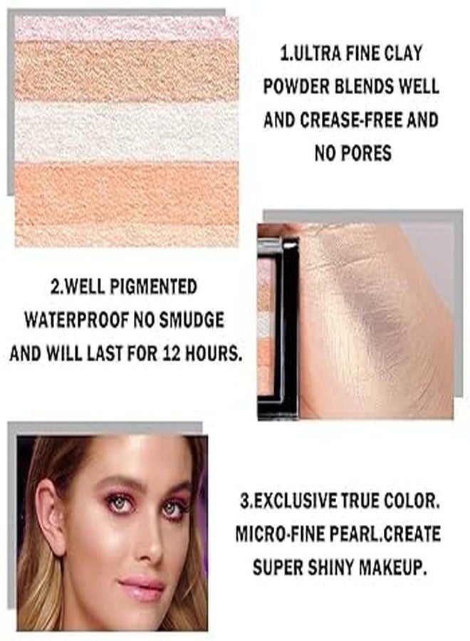 Classyhuda Professional Luminous Face and Body Highlighter, 12-Hour Long-Lasting, Waterproof, Micro-Fine Pearl Powder - Image 3