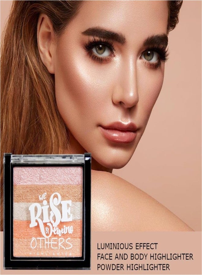 Classyhuda Professional Luminous Face and Body Highlighter, 12-Hour Long-Lasting, Waterproof, Micro-Fine Pearl Powder - Image 2