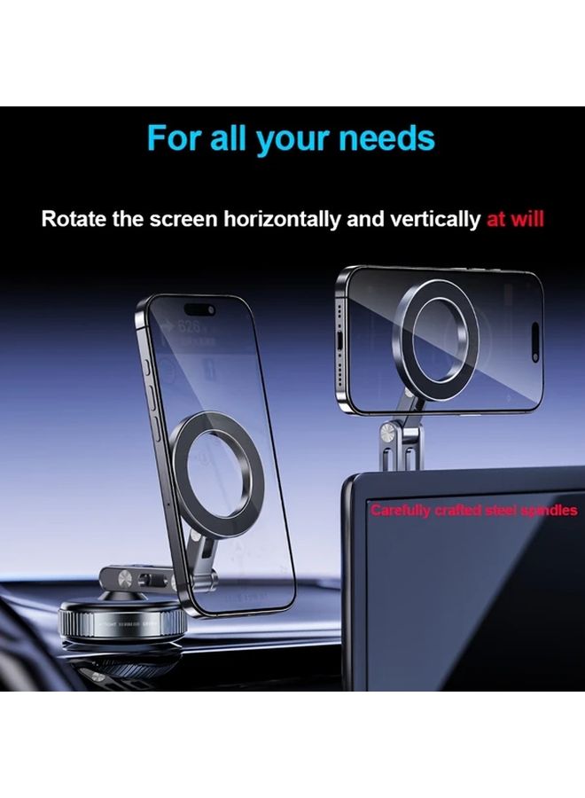 X53 Magnetic Phone Mount 360 Rotatable Vacuum Suction Cup Holder For Car Glass Tile Fridge Desktop - Image 1