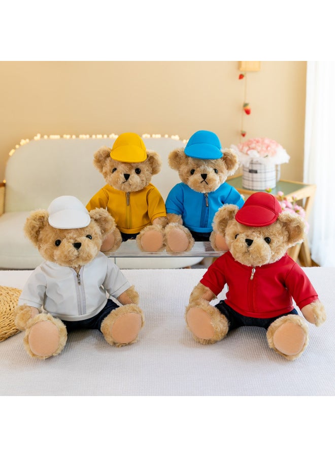 Car Bear Doll Mercedes-Benz BMW Audi Hongmeng Zhixing Doll Plush Toy Teddy Bear 4S Shop Gift-Specifications:25cm-Color:White Warranty Car Logo Bear  - Image 2
