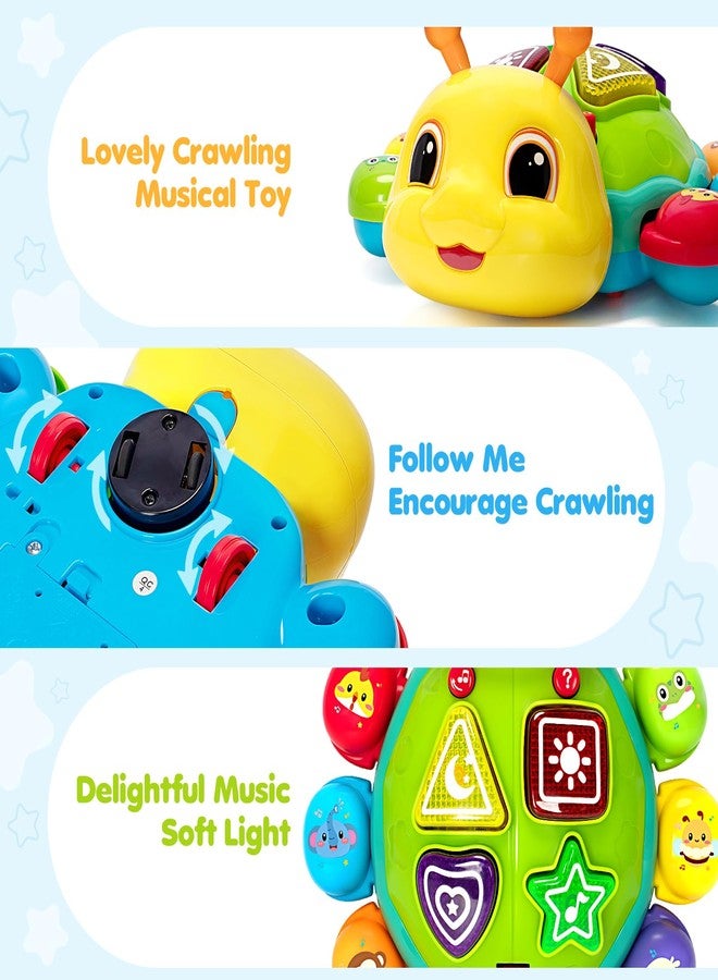 GMAOPHY Baby Crawling Toys for 6-12 Months, Musical Toys for Infants 7 8 9 10 11 Months, Early Learning Educational Toy with Light Sound, Tummy Time Development Toys, Christmas Birthday Gifts for 1 Year Old - Image 4