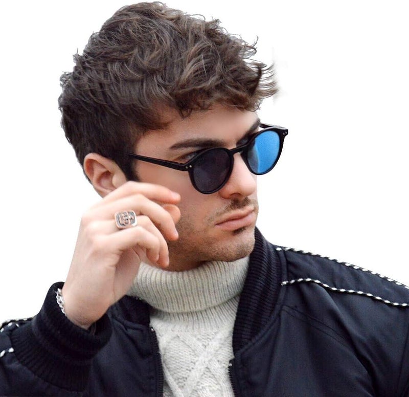 ZENOTTIC Polarized Round Sunglasses, Stylish Small Sunglasses for Men and Women Retro Classic, Multi-Style Selection - Image 2