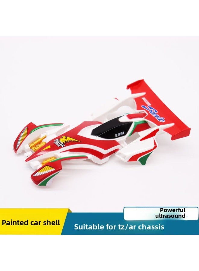 Spray Paint Car Shell Four-drive Brothers Four-drive Car Full Coating Ruize DD Jump Strong Rod Sonic Cyclone Charge Big Mac-Color:Strong Stick Super Sound Painting Car Shell  - Image 1