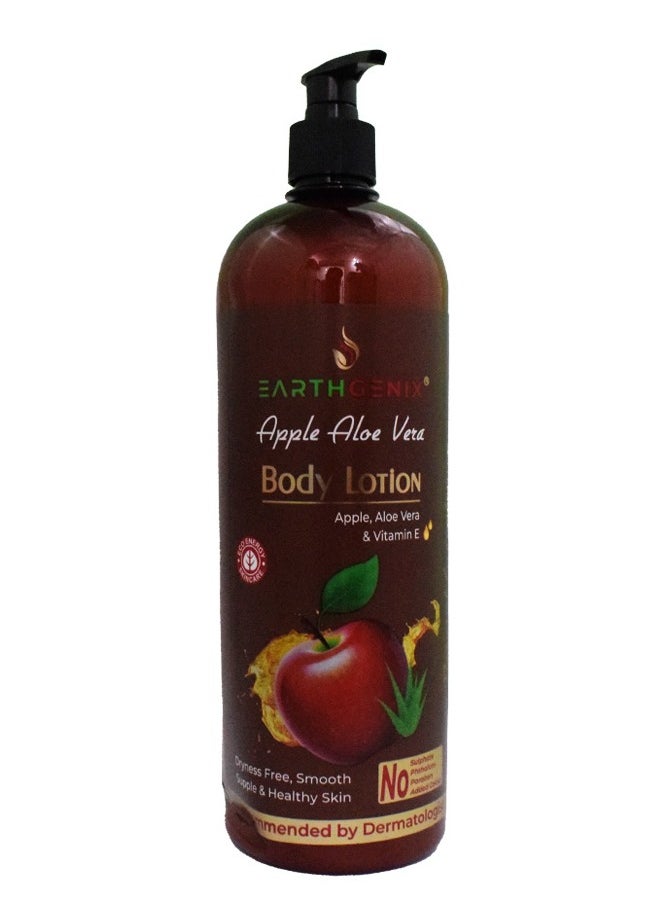 Earthgenix Apple Aloe Vera Body Lotion 1000ml  - Image 1