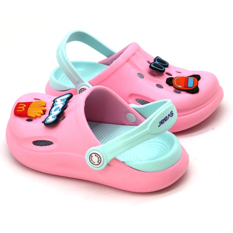 SVAAR Boys & Girls Lightweight Clogs with Fun WOW & Fries Charms - Image 5