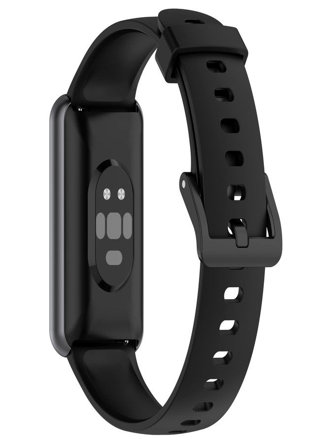 INF سوار INF متوافق مع Realme Band 2، سوار سيليكون، سوار ساعة سيليكون، سوار بديل للنساء والرجال، أساور ساعات ناعمة - Image 4