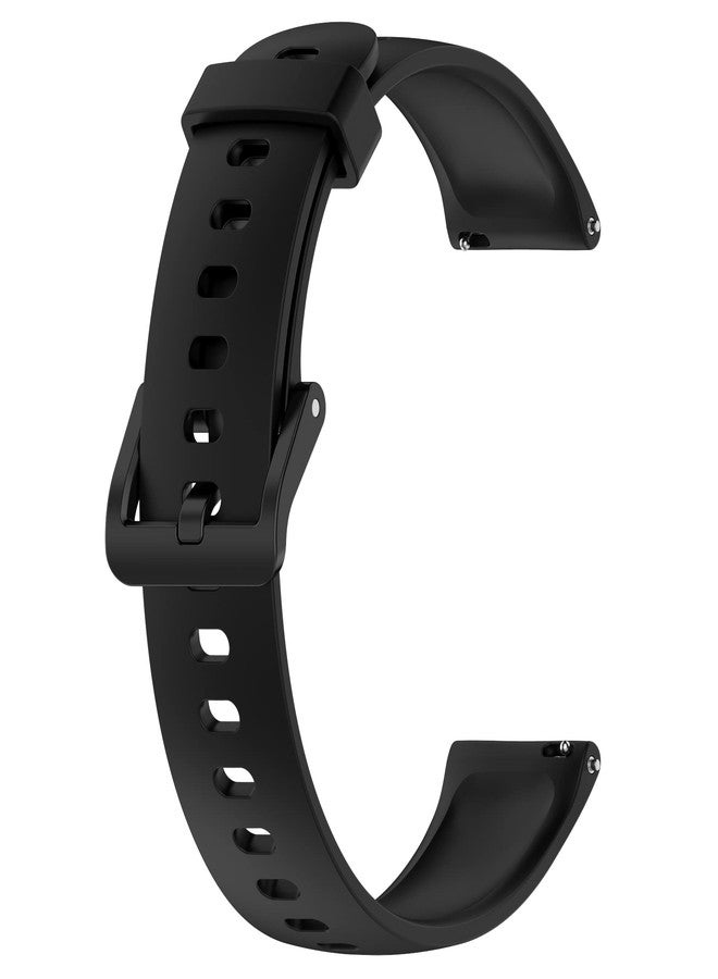 INF سوار INF متوافق مع Realme Band 2، سوار سيليكون، سوار ساعة سيليكون، سوار بديل للنساء والرجال، أساور ساعات ناعمة - Image 1