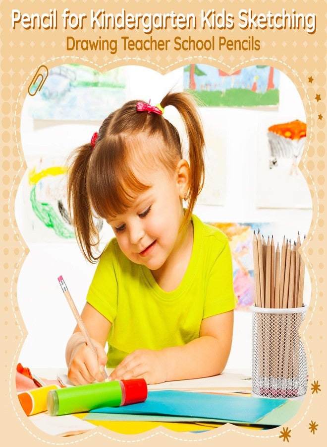 Geyoga 30 Packs of 300 Count #2 Pre Sharpened Pencils Bulk Woodcased for Classroom #2 HB Triangle Shape Pencils with Top Erasers for Teacher Office Back to School Supply(Wood Color) - Image 5