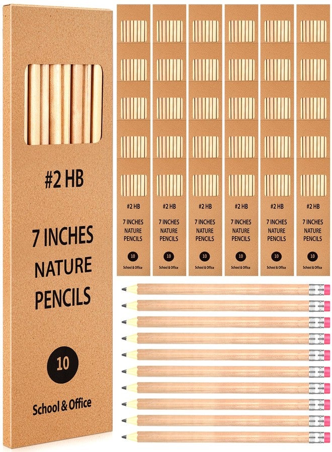 Geyoga 30 Packs of 300 Count #2 Pre Sharpened Pencils Bulk Woodcased for Classroom #2 HB Triangle Shape Pencils with Top Erasers for Teacher Office Back to School Supply(Wood Color) - Image 1