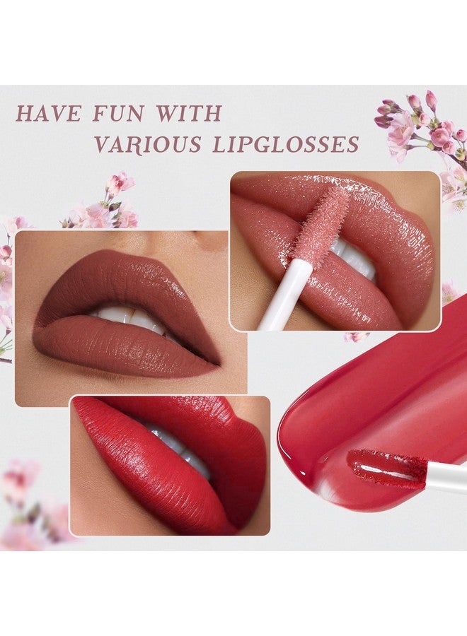 COLOR NYMPH Beginner Makeup Kits For Teens With Reusable Handbag Included 36 Colors Eyeshadow Blushes Bronzer Highlighter 4 Colors Lipgloss 10 Colors Lip Oil Brushes Mirror(Pink) - Image 4