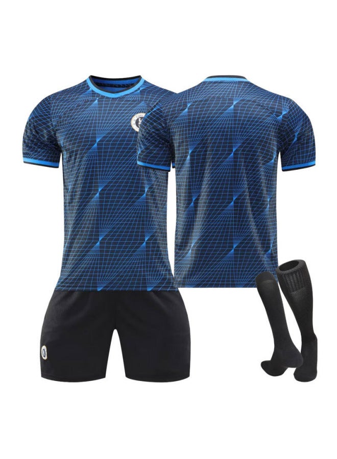 Football Uniforms, Sports Suits, Adult And Children's Compeion Training Team Uniforms, Old Style Parent-child Jerseys, Breathable Short-sleeved Jerseys