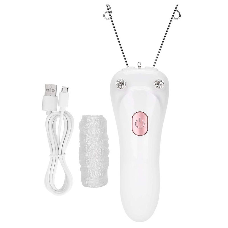 Betued Electric Threading Epilator USB Hair Remover Facial  Body Hair Removal Gold