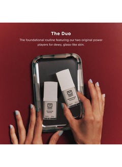 U Beauty The U Beauty Duo - Resurfacing Compound & SUPER Hydrator Set - Vitamin C & E, Retinol, Hyaluronic Acid - Moisturizing Face Serum for Smooth, Hydrated and Softer Skin, Set of 2 0.33 fl.oz Trial Size  - Image 2