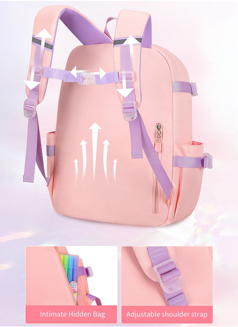 Moovant - Multifunctional Large Capacity Backpack, Cartoon Rabbit Schoolbag, Waterproof School Student Bag, with Independent Stationery Storage Compartment for Students, Teenagers, Adults Casual Backpack - Image 1