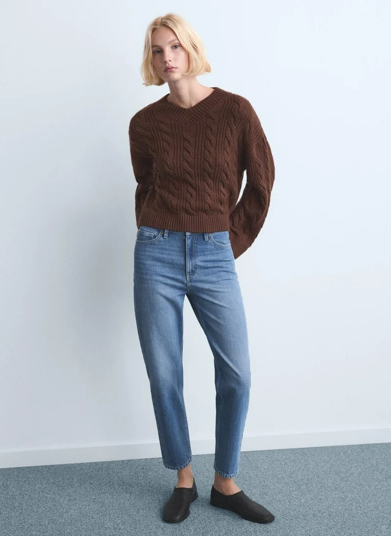 MANGO  Mom2000 high-rise jeans for Women | Best Price UAE