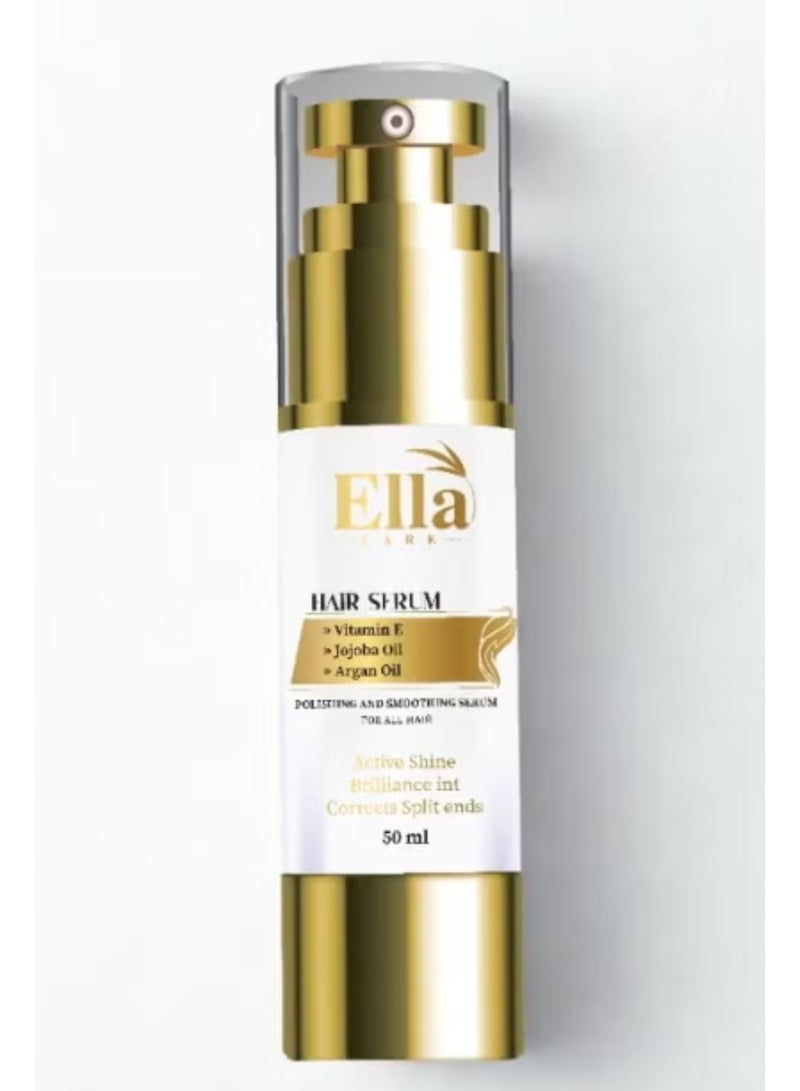Ella Care Hair Nourishing & Protection Serum – Castor, Argan & Jojoba Oils with Vitamin E – 50ml - Image 1
