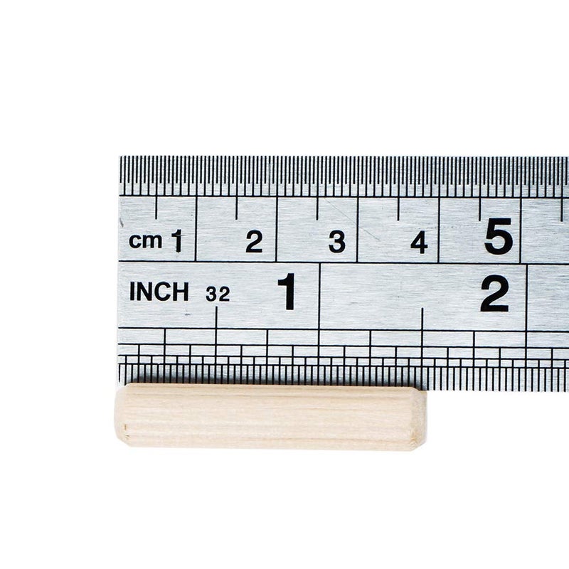 AUTOTOOLHOME 100 Pack 5/16" x 1-1/2" Wood Dowel Pins Straight Grooved Pins for Furniture Door and Dowel jig (5/16 in) - Image 5