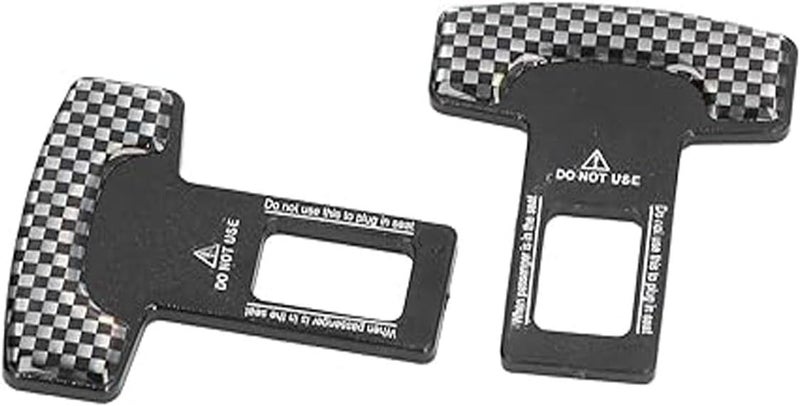 Car Alarm Stopper Safety Belt Buckle Canceler - 4PCS Universal Vehicle Belt Alarm Fix, Carbon Fiber & Aluminum Alloy Safety Belt Buckle for Car Alarm Stopping - Image 5