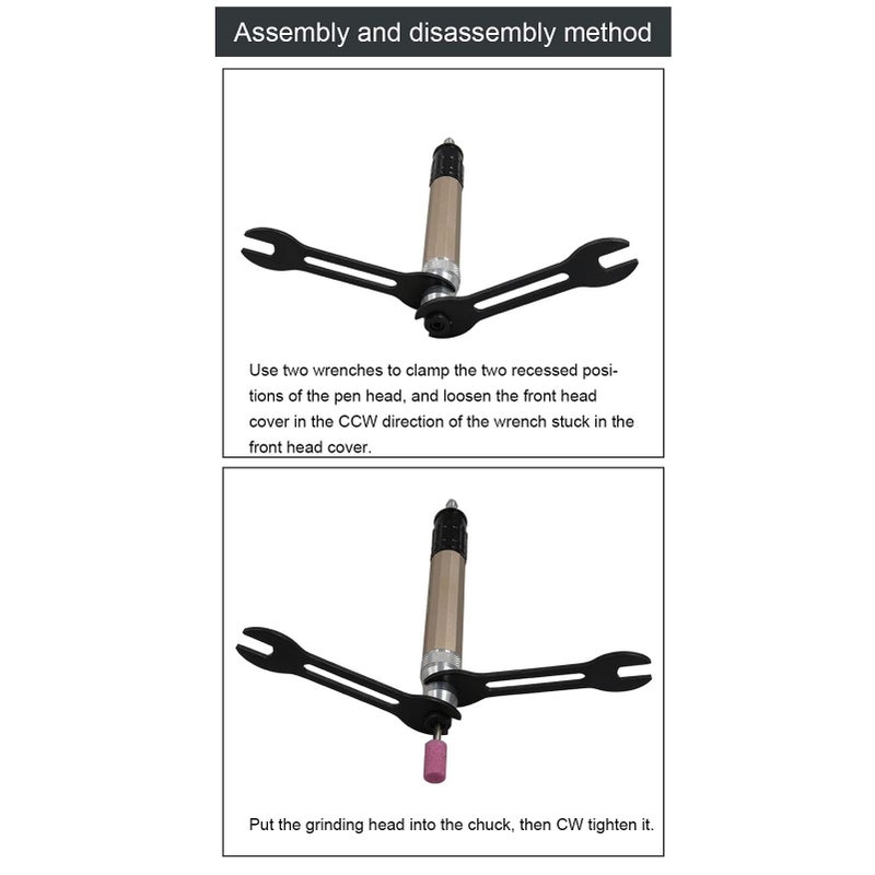 Mini Pneumatic Polishing Machine High Speed Engraving Tool For Metal Wood Rubber DIY - Image 5