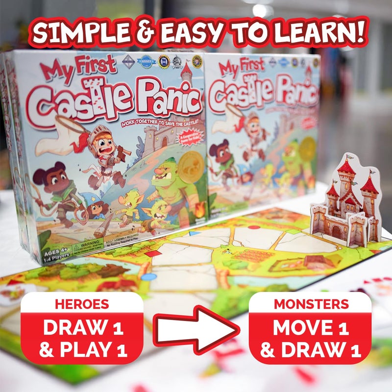 Fireside Games My First Castle Panic Board Game for Kids 4+ | Cooperative & Educational Fun | Teaches Strategy & Teamwork - Image 5