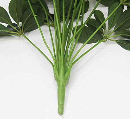 Fourwalls Artificial Schefflera Plant with 18 Leaves for Home and Office décor Without Vase (70 cm Tall, Green) - Image 4
