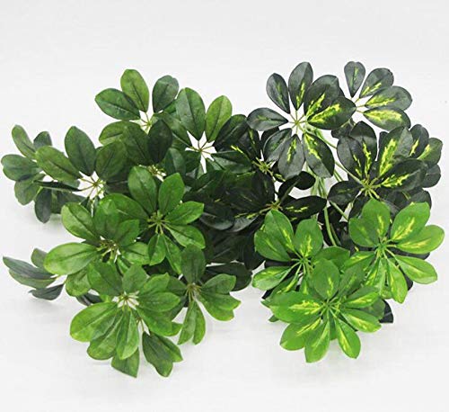 Fourwalls Artificial Schefflera Plant with 18 Leaves for Home and Office décor Without Vase (70 cm Tall, Green) - Image 5