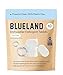 BLUELAND 100 PlasticFree Dishwasher Detergent Tablets 60 Count Free Clear EcoFriendly Dishwashing Pods Natural USDA Certified biobased - Image 1