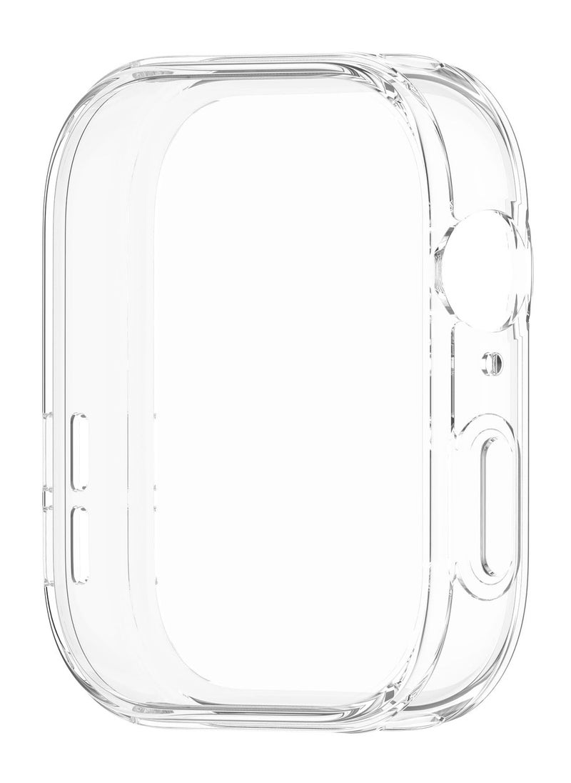 لغة حافظة واقية ناعمة ضد الصدمات من TPU لساعات HUAWEI Watch Fit 3، شفافة بإطار بلاستيكي صلب  - Image 4