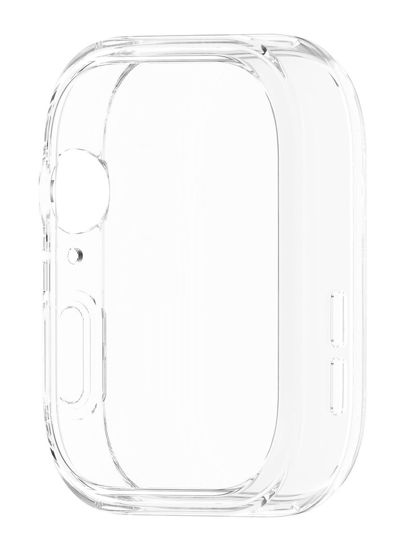 لغة حافظة واقية ناعمة ضد الصدمات من TPU لساعات HUAWEI Watch Fit 3، شفافة بإطار بلاستيكي صلب  - Image 5