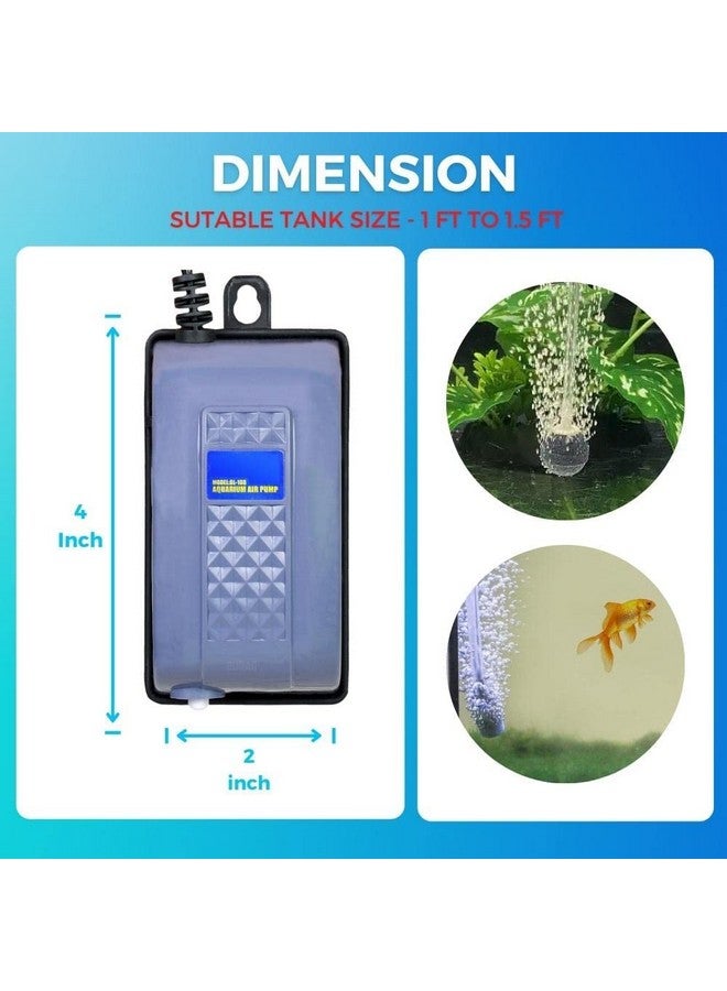 BURAQ Aquarium Oxygen Air Pump Motor Provides Additional Oxygen | Low-Power | Long Lasting Performance | Accessories For Fish Tank - Image 3