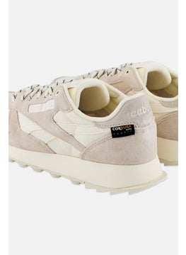 Reebok Men Classic Leather Lace Up Running Shoes, Off White  - Image 2