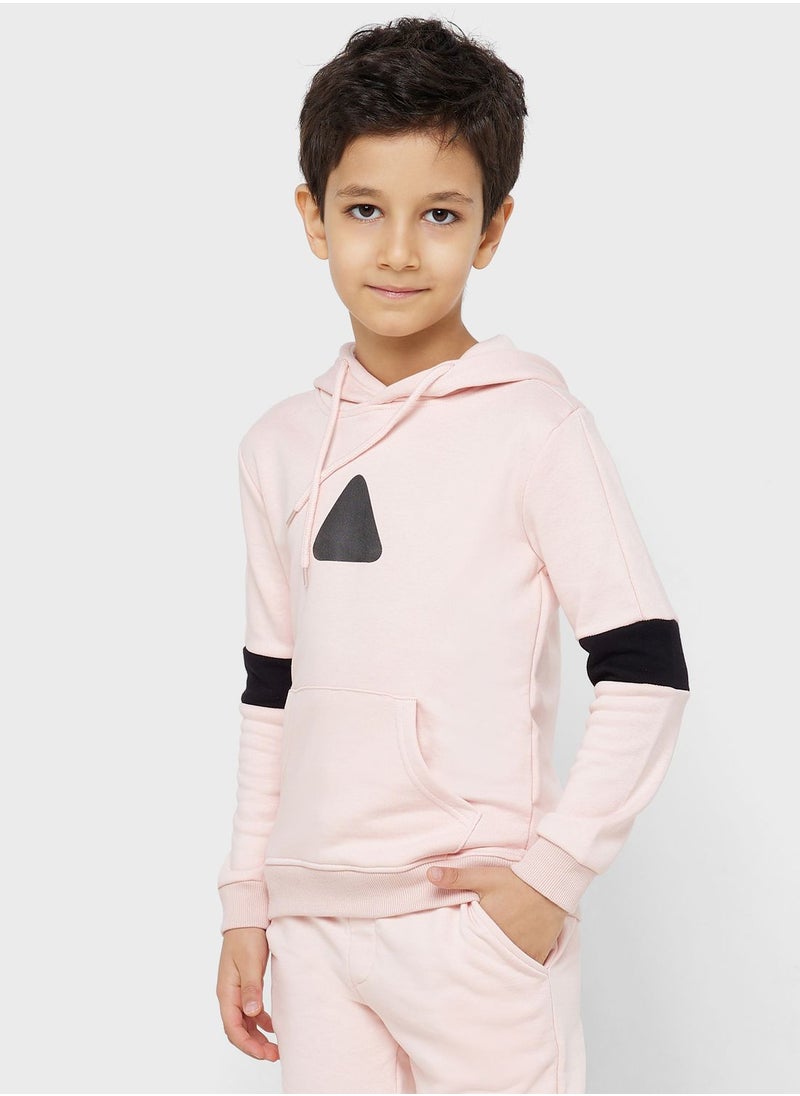 Pinata - Boys Printed Hoodie And Jogger Set - Image 1