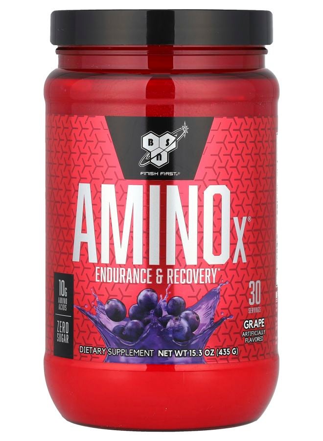 BSN AminoX® Endurance & Recovery Grape 15.3 oz (435 g) - Image 1