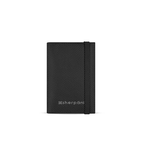Sherpani Vienna RFID Blocking Passport Holder Travel Passport Cover Wallet Travel Documents Organizer Protector for Women Travel Gift Carbon Signature - Image 1