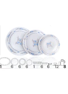 Endura Arcopal 52 Piece dinnerset