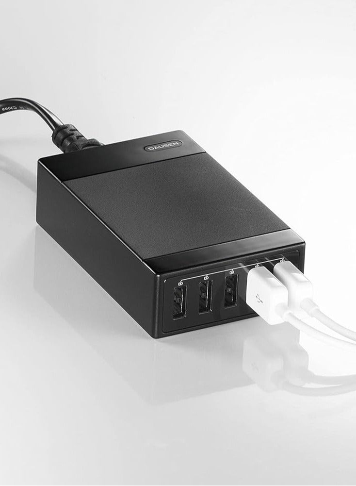 دوسن محول Dausen 5 منفذ USB 40 واط (إصدار الاتحاد الأوروبي) - Image 3