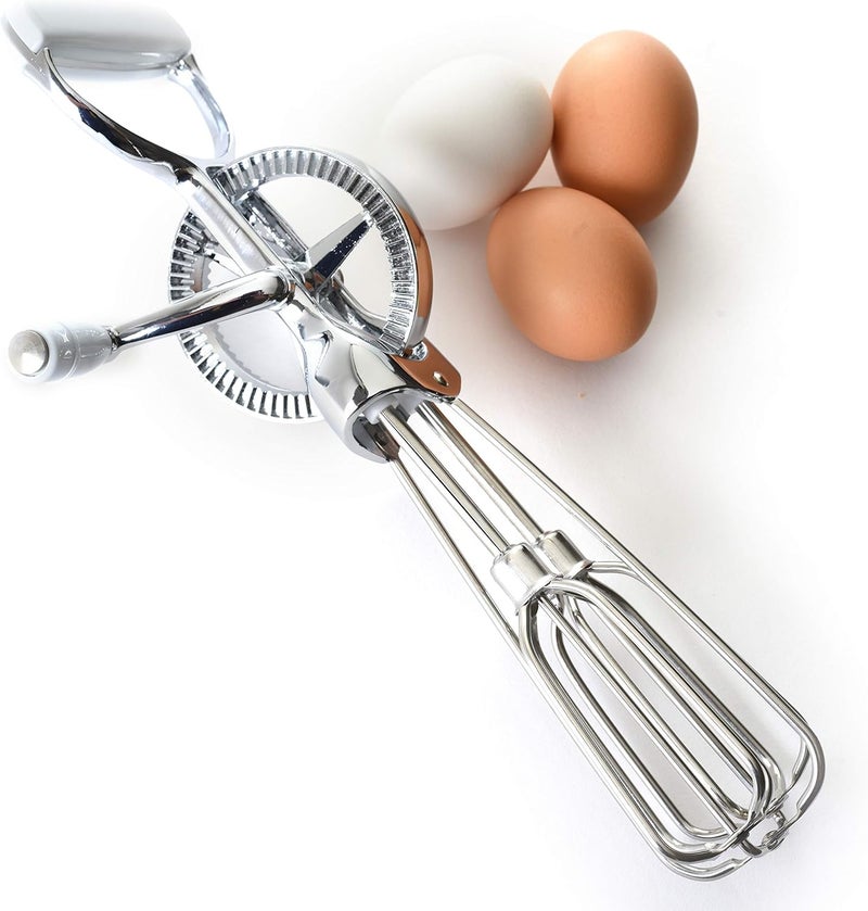 Norpro Egg Beater Classic Hand Crank Style 18/10 Stainless Steel Mixer 12 Inches - Image 4
