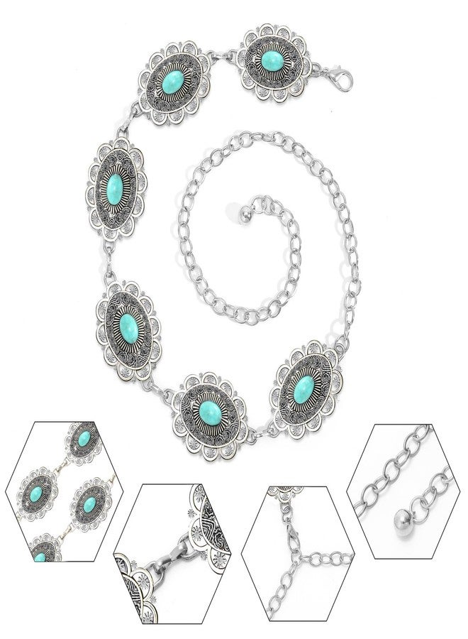WOWOGO Kids Metal Waist Chain Belt Fashion Cute Western Link Belt Chain for Girls Dress Skirts - Image 5