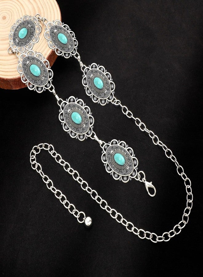 WOWOGO Kids Metal Waist Chain Belt Fashion Cute Western Link Belt Chain for Girls Dress Skirts - Image 2