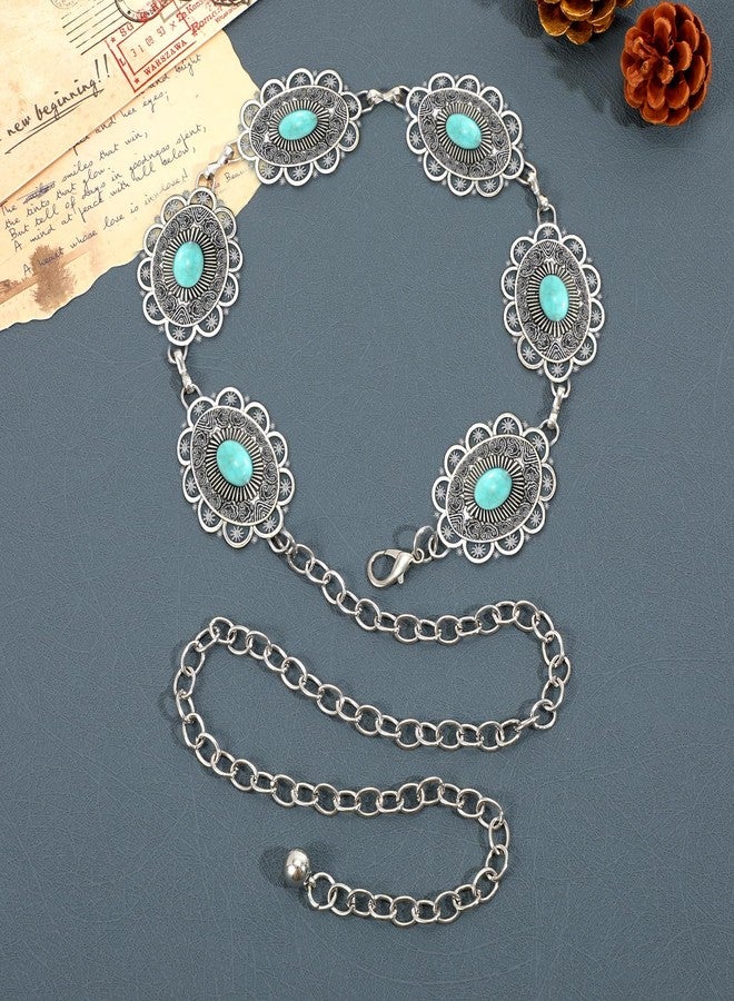 WOWOGO Kids Metal Waist Chain Belt Fashion Cute Western Link Belt Chain for Girls Dress Skirts - Image 3