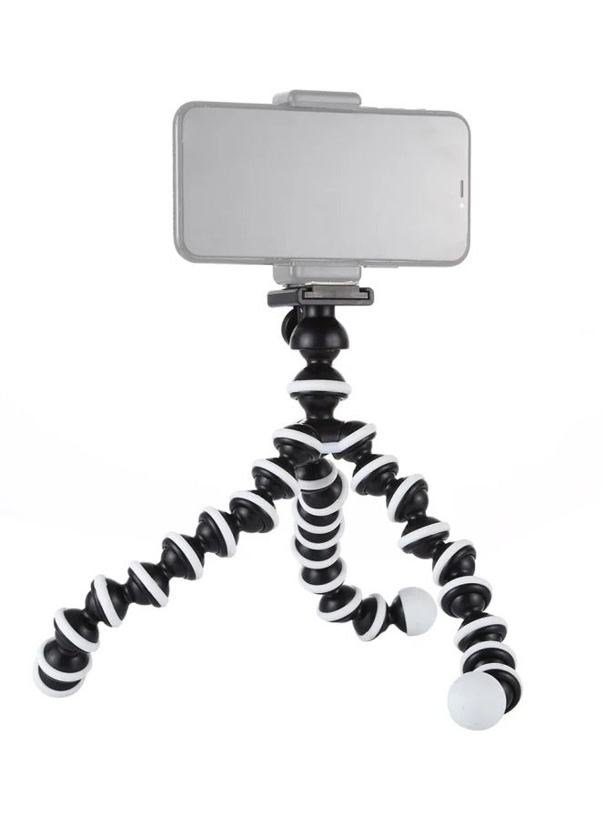 AL RAID Flexible Camera Tripod 360° Bendable Stand with Universal 1/4" Screw Mount for Smartphones, Action Cameras, and DSLRs - Image 1